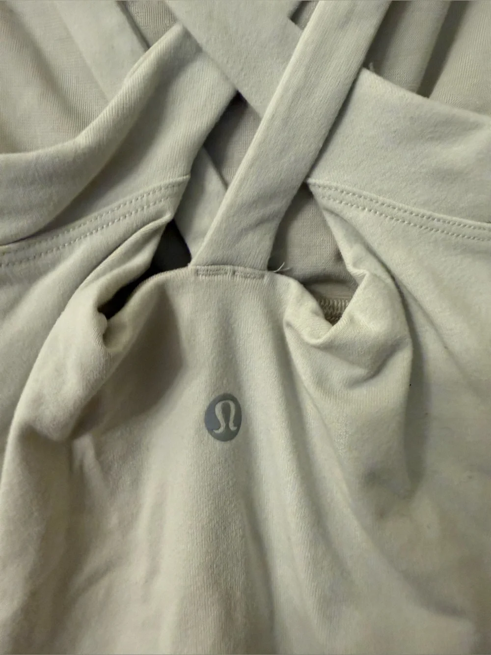 T68 - lululemon athletica Light Gray Racerback Tank